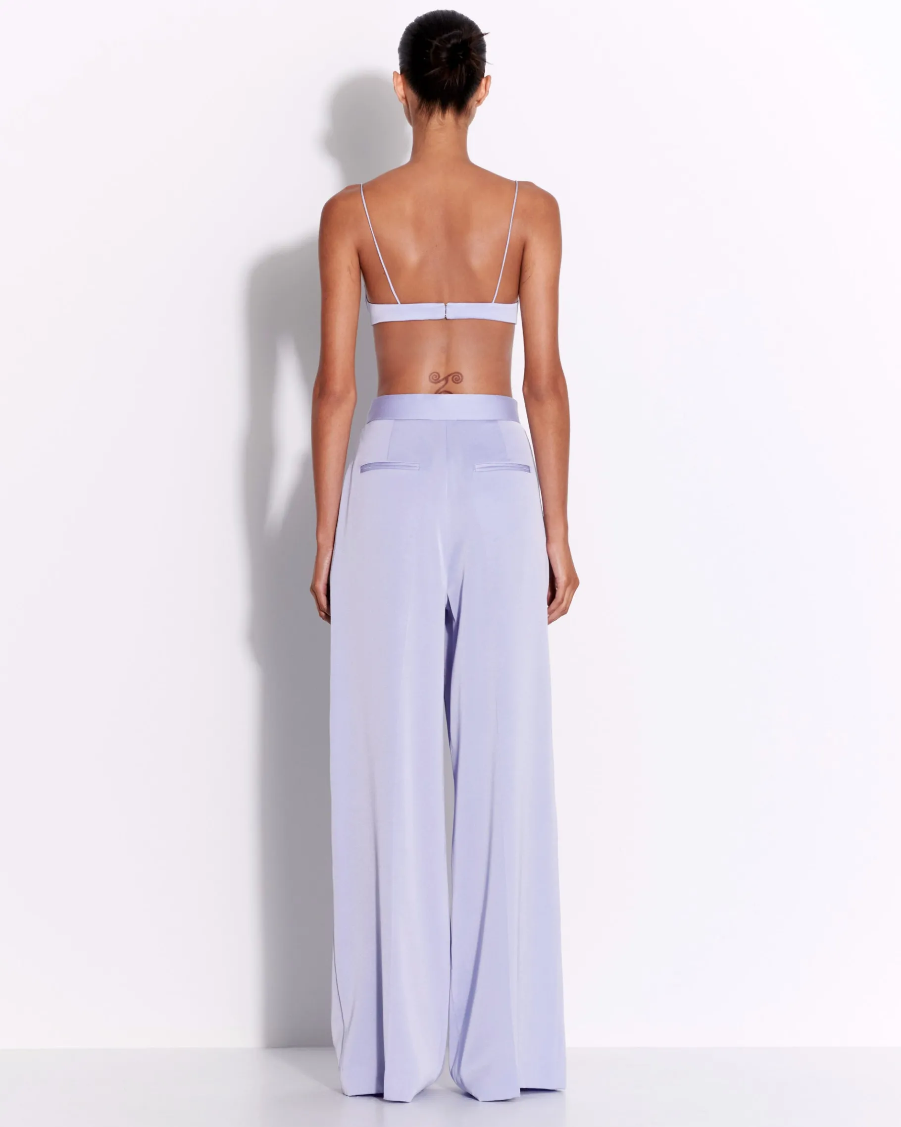 Alex Perry Bra Top in Satin Crepe