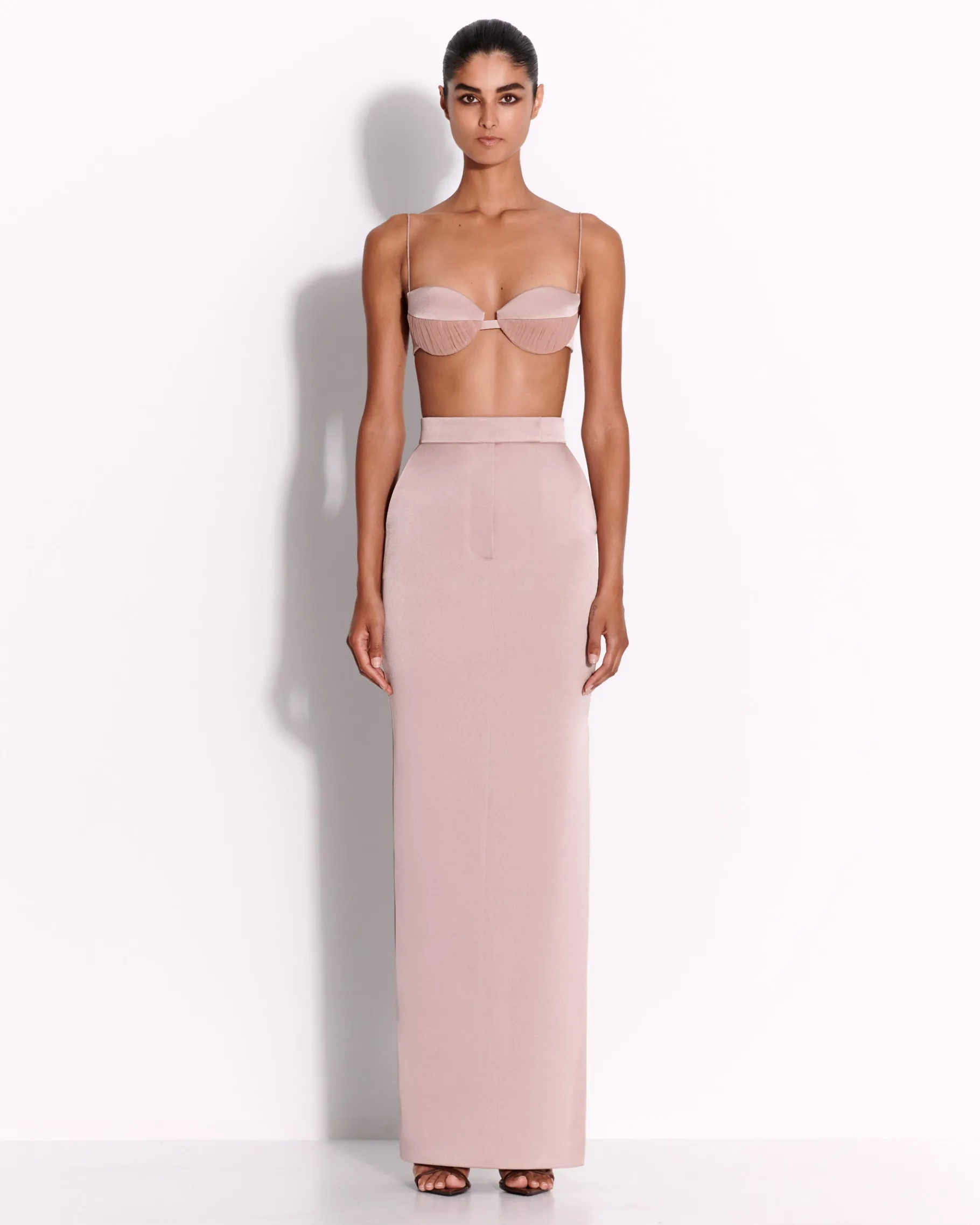 Alex Perry Bra Top in Satin Crepe
