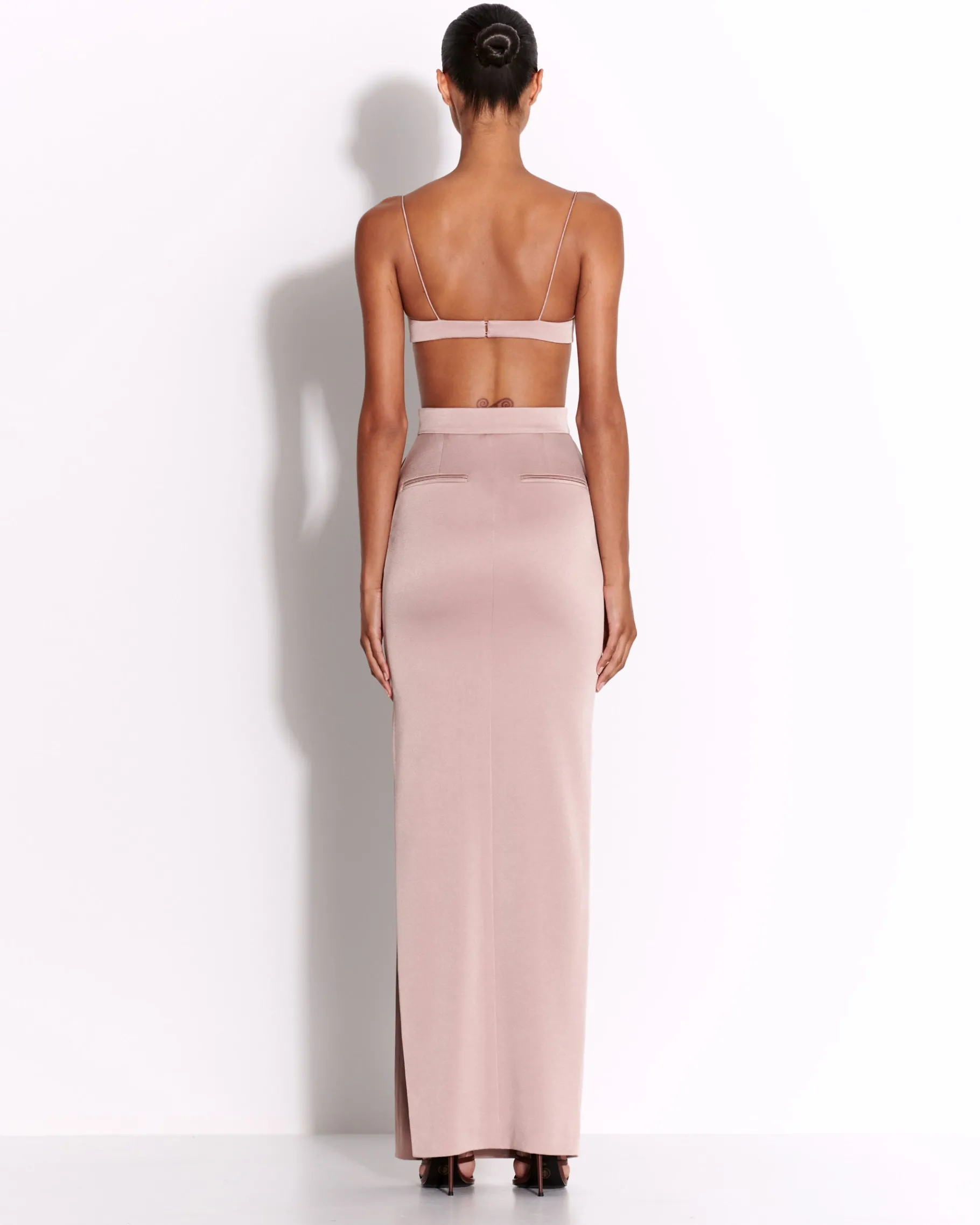 Alex Perry Bra Top in Satin Crepe