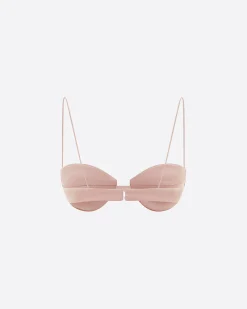 Alex Perry Bra Top in Satin Crepe