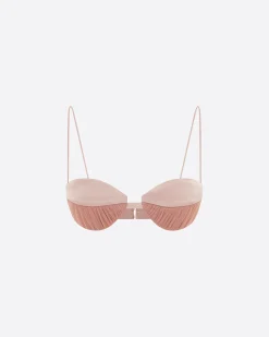 Alex Perry Bra Top in Satin Crepe