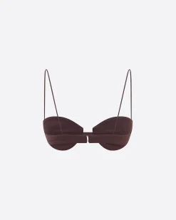Alex Perry Bra Top in Satin Crepe