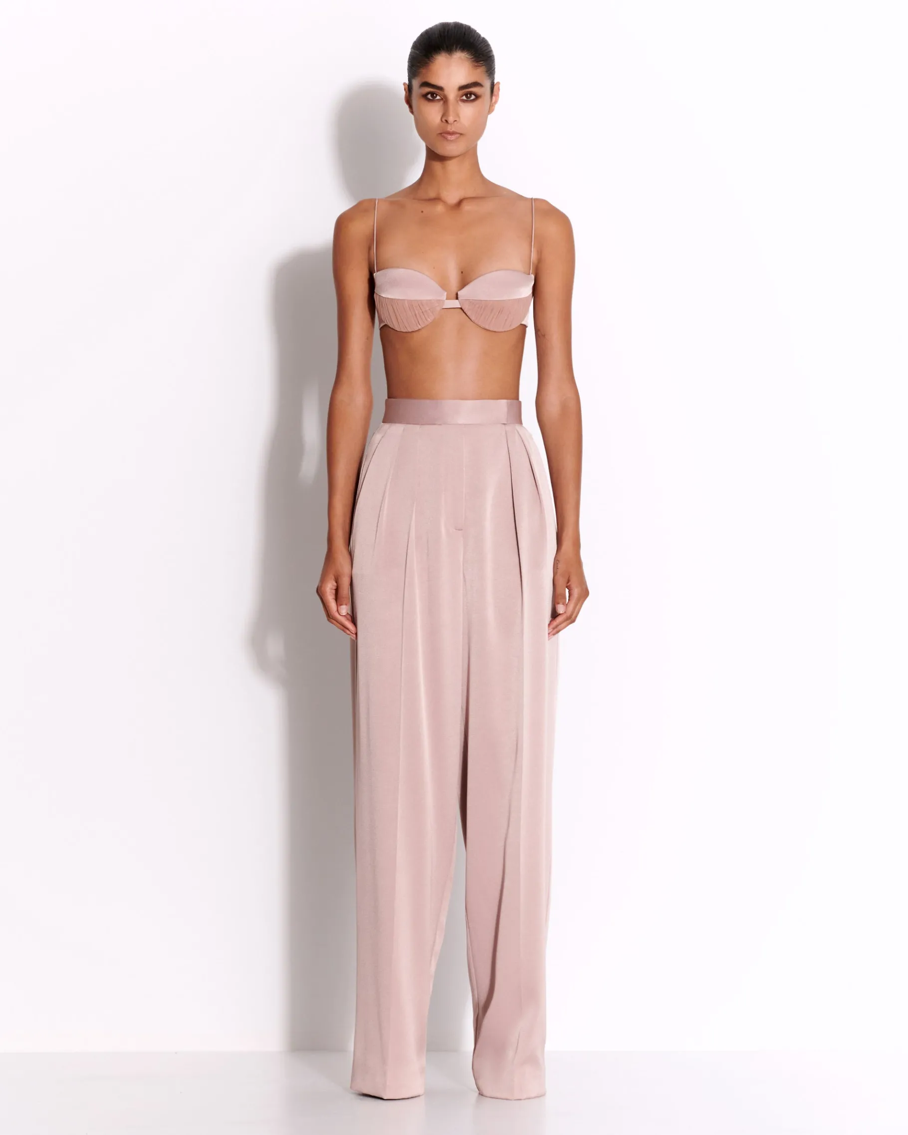 Alex Perry Bra Top in Satin Crepe