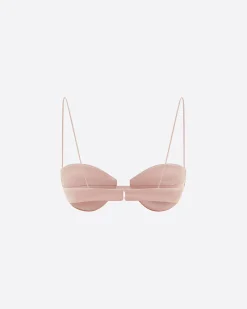 Alex Perry Bra Top in Satin Crepe