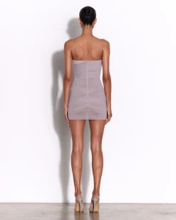 Alex Perry Corset Mini Dress in Stretch Mesh