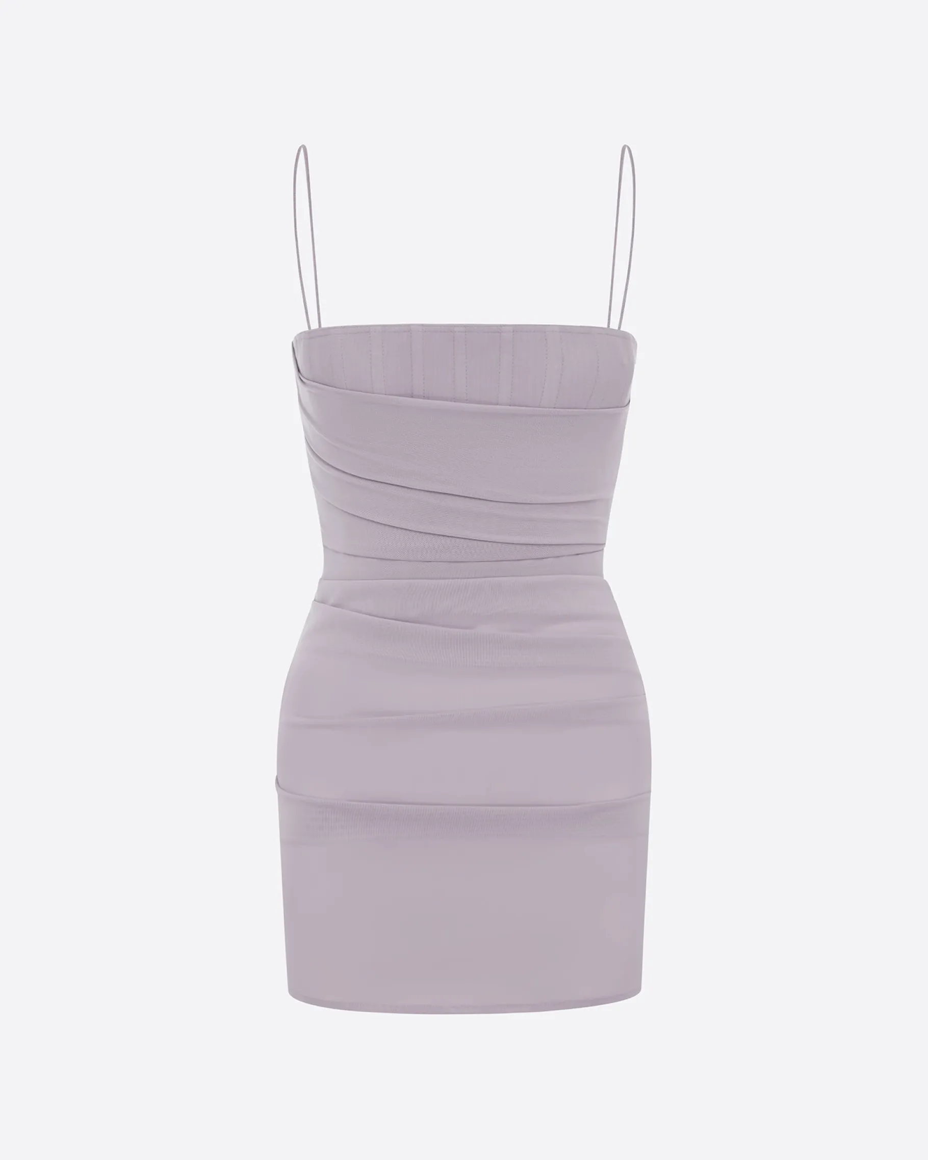 Alex Perry Corset Mini Dress in Stretch Mesh