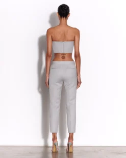 Alex Perry Crop Trouser in Wool Suiting
