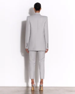 Alex Perry Crop Trouser in Wool Suiting