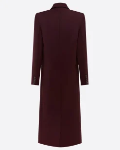 Alex Perry Double Breasted Oversized Coat in Wool Suiting