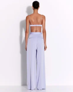Alex Perry Double Pleat Trouser in Satin Crepe