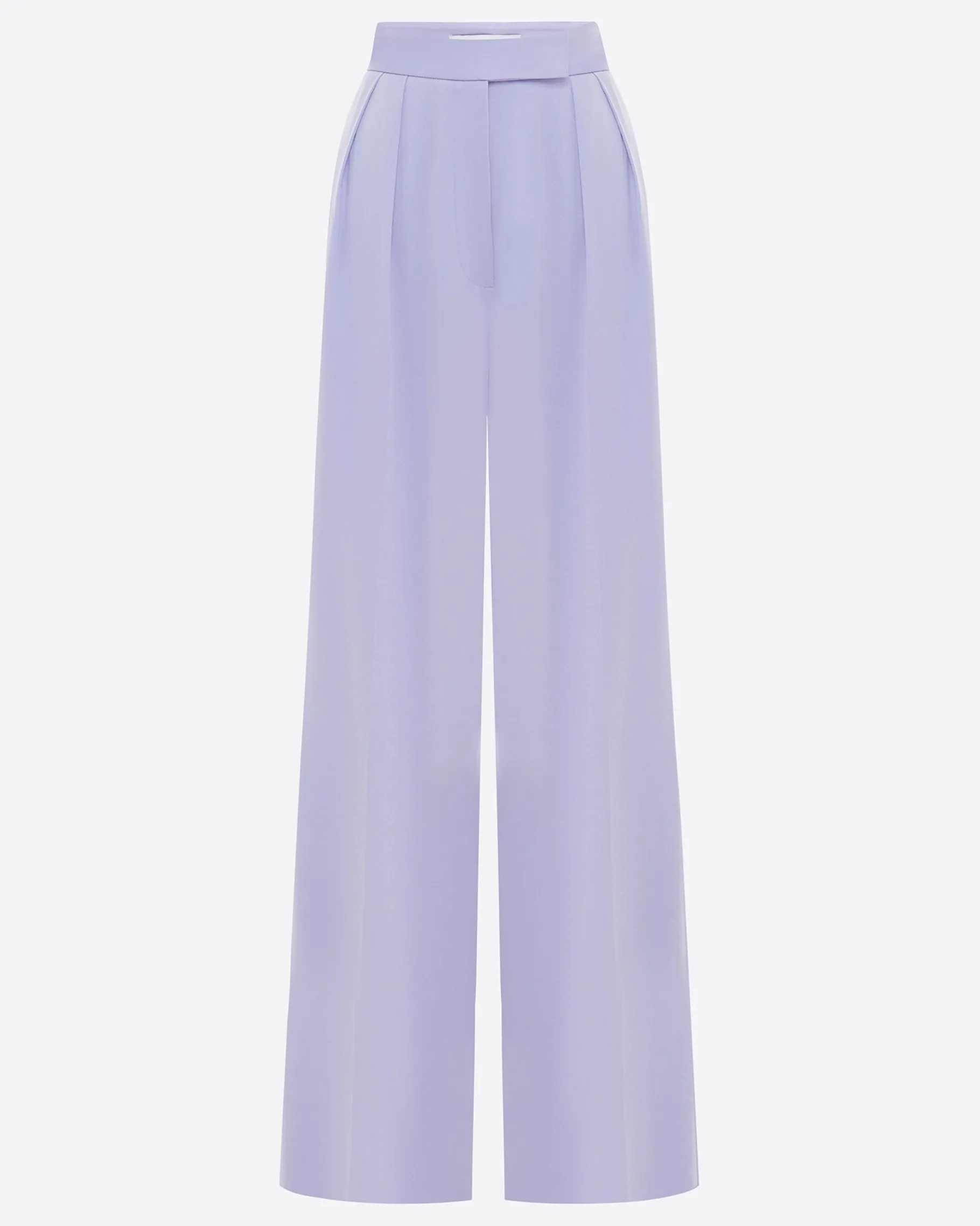 Alex Perry Double Pleat Trouser in Satin Crepe