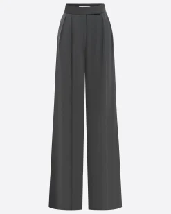 Alex Perry Double Pleat Trouser in Satin Crepe
