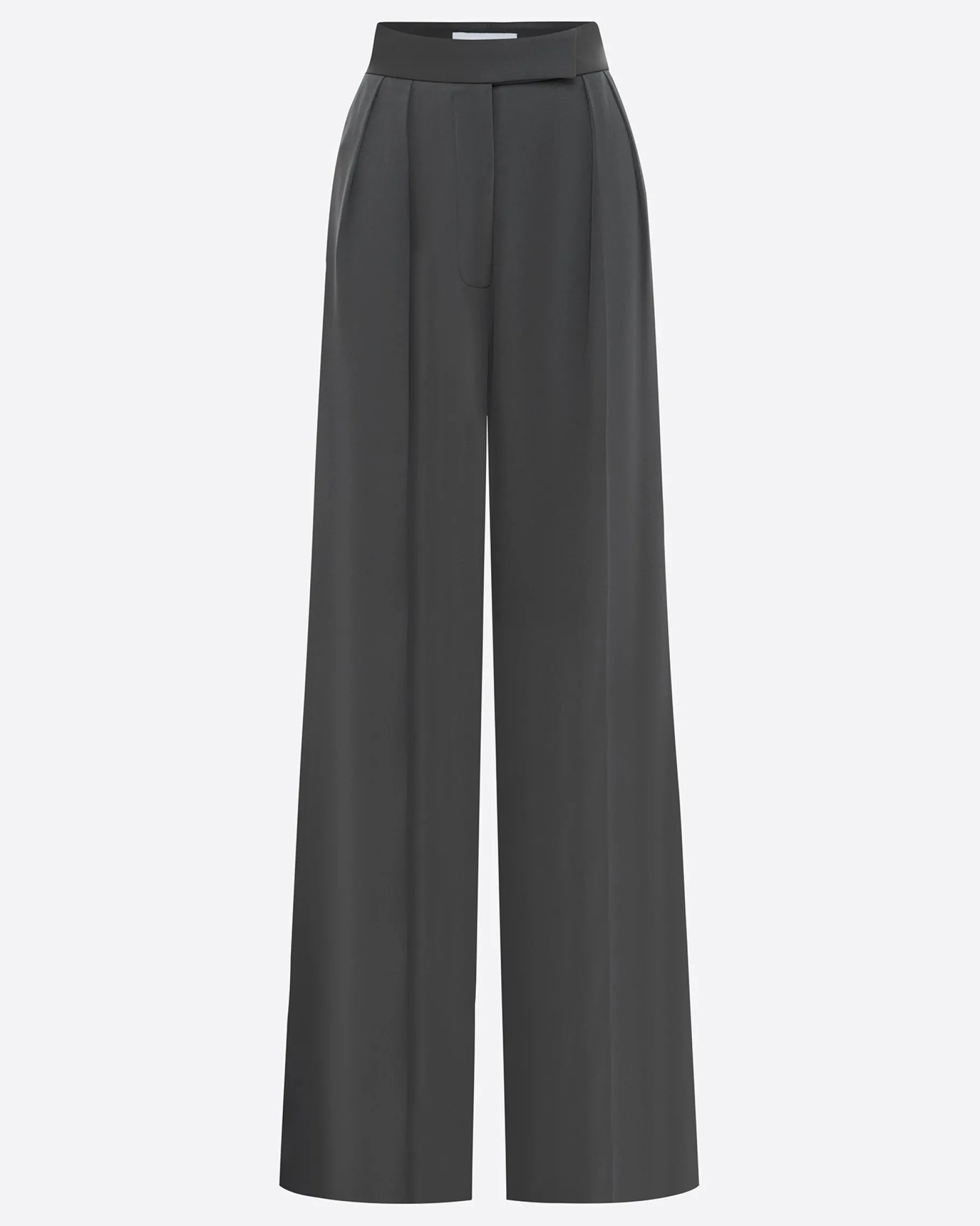 Alex Perry Double Pleat Trouser in Satin Crepe