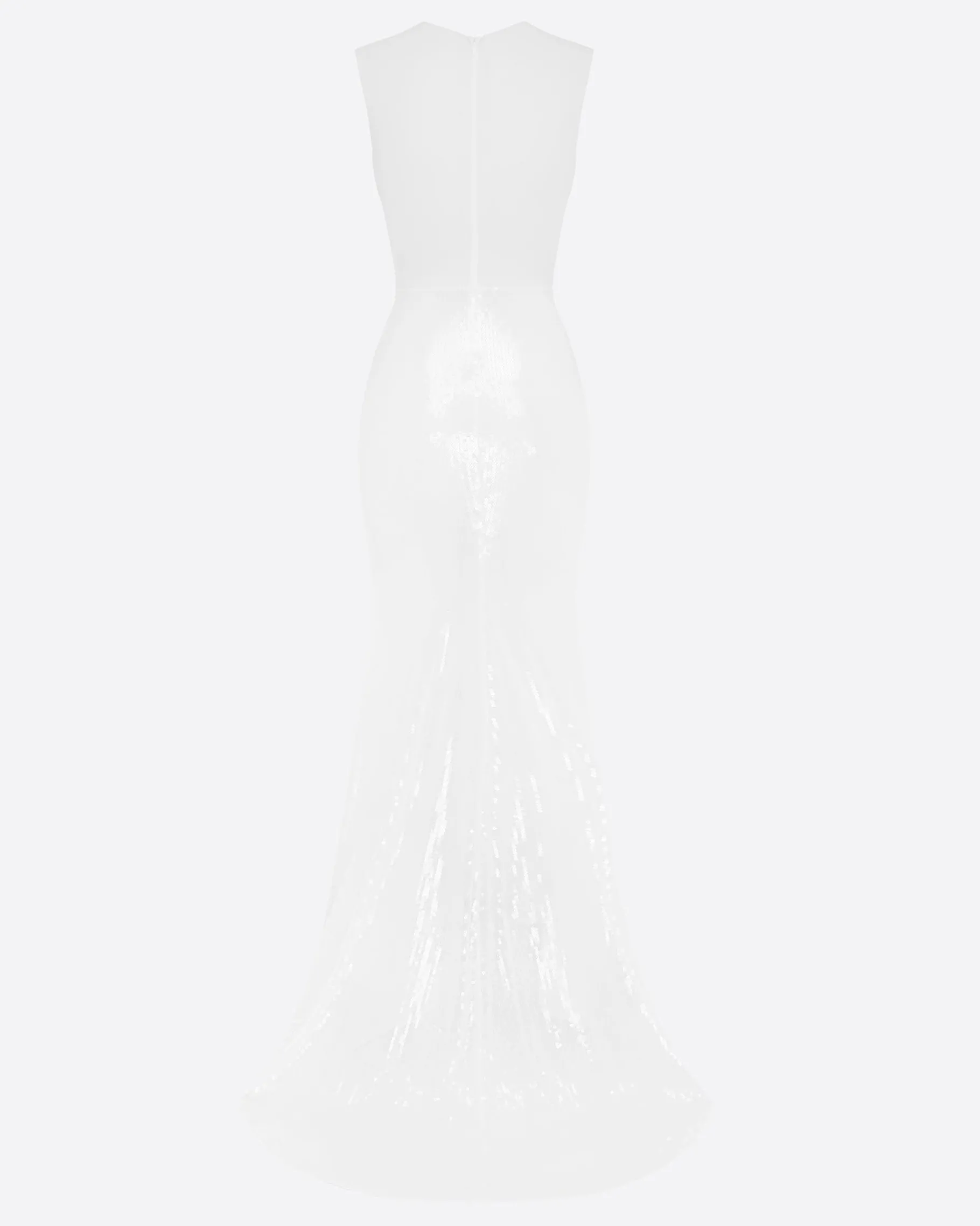 Alex Perry Drape Gown in Fine Mesh and Sequin
