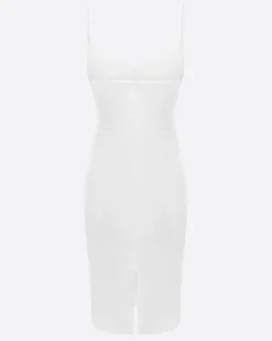 Alex Perry Draped Corset Dress in Sequin