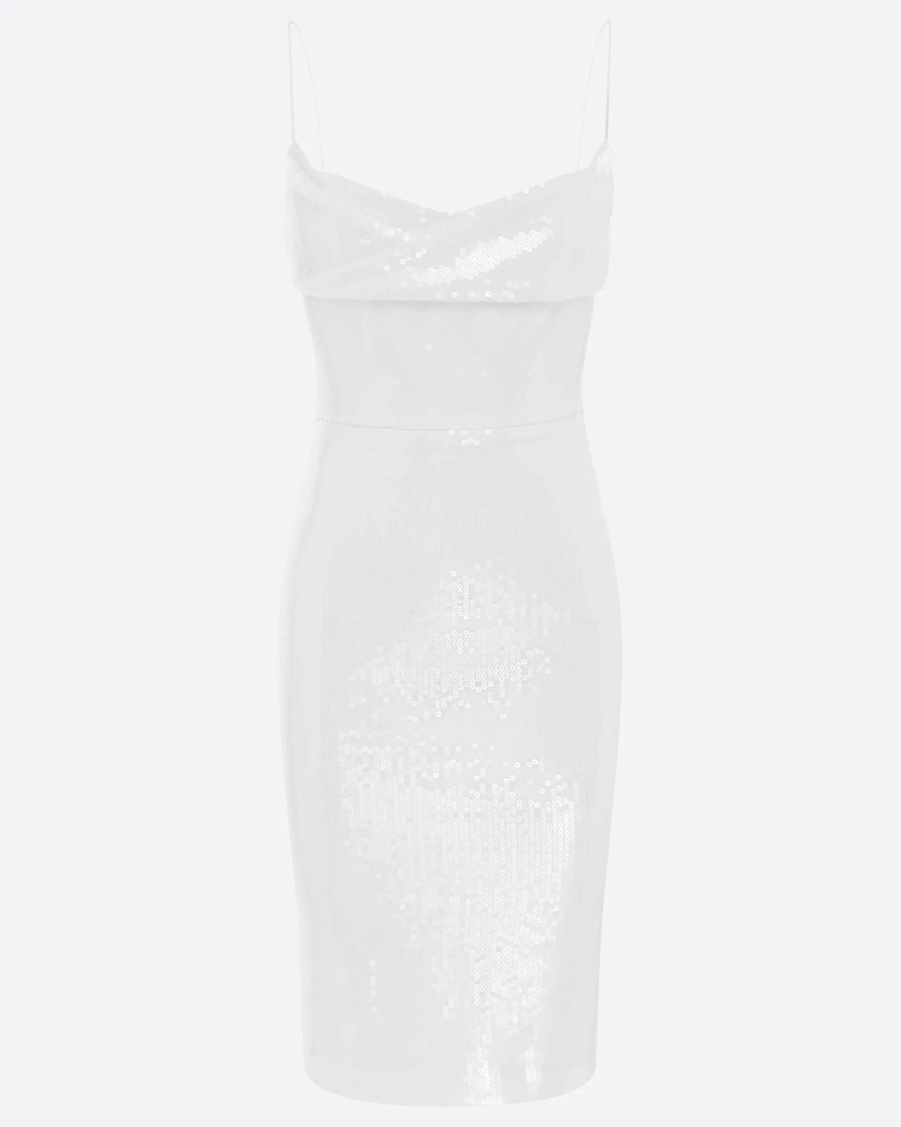 Alex Perry Draped Corset Dress in Sequin