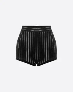 Alex Perry Hot Pant in Crystal Velvet