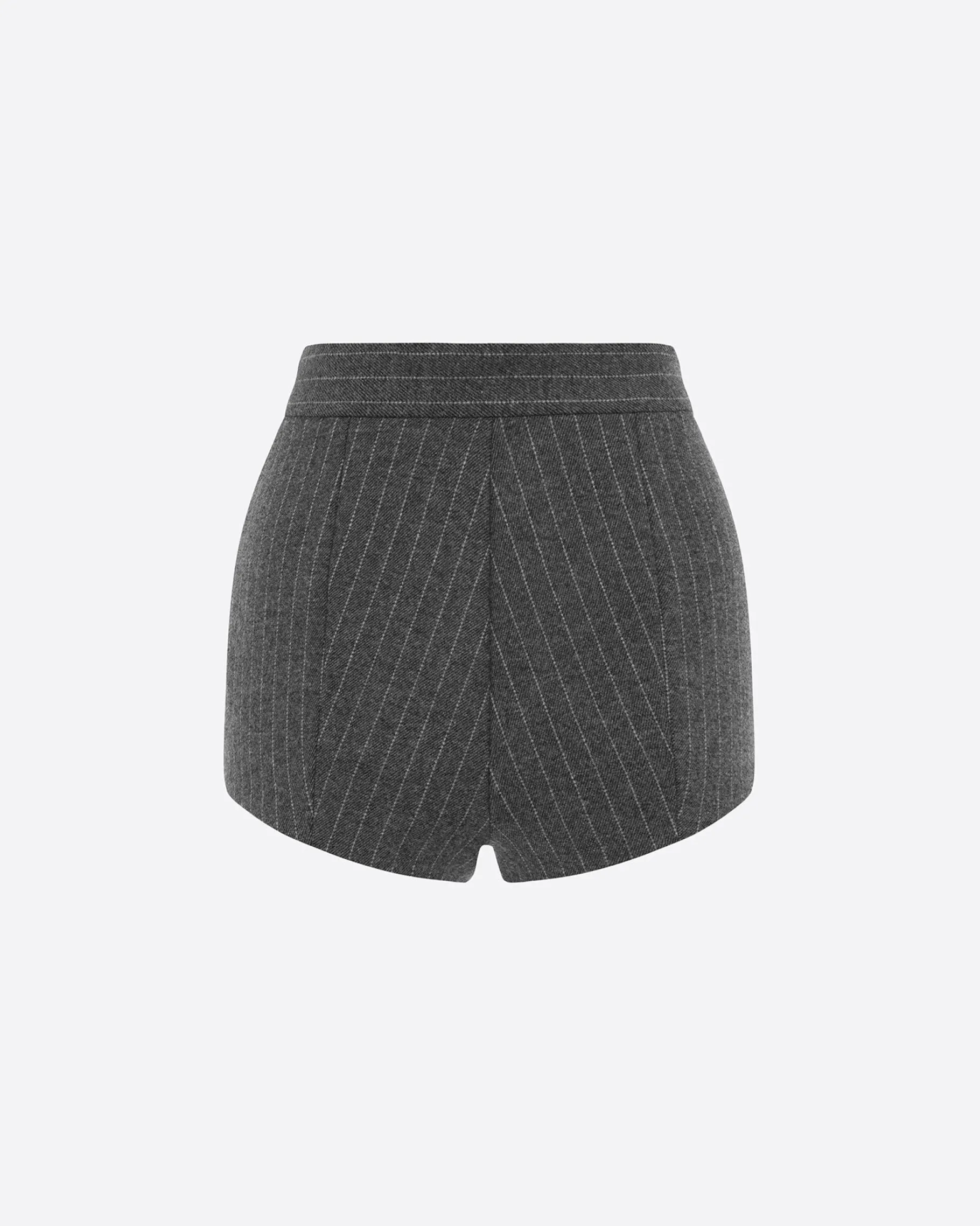 Alex Perry Hot Pant in Wool Pinstripe