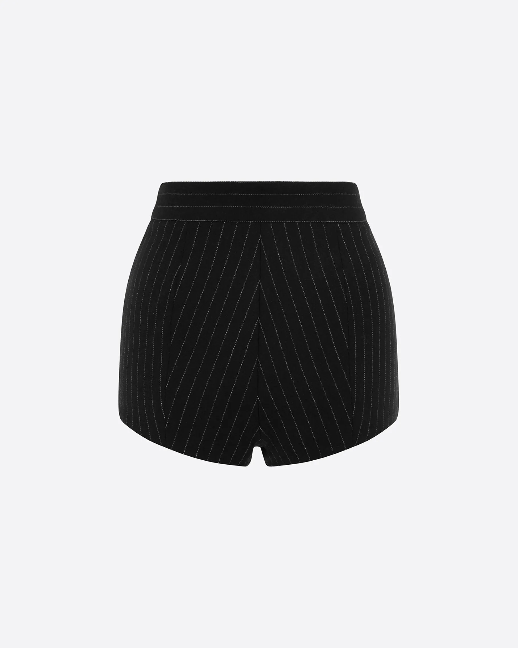 Alex Perry Hot Pant in Wool Pinstripe