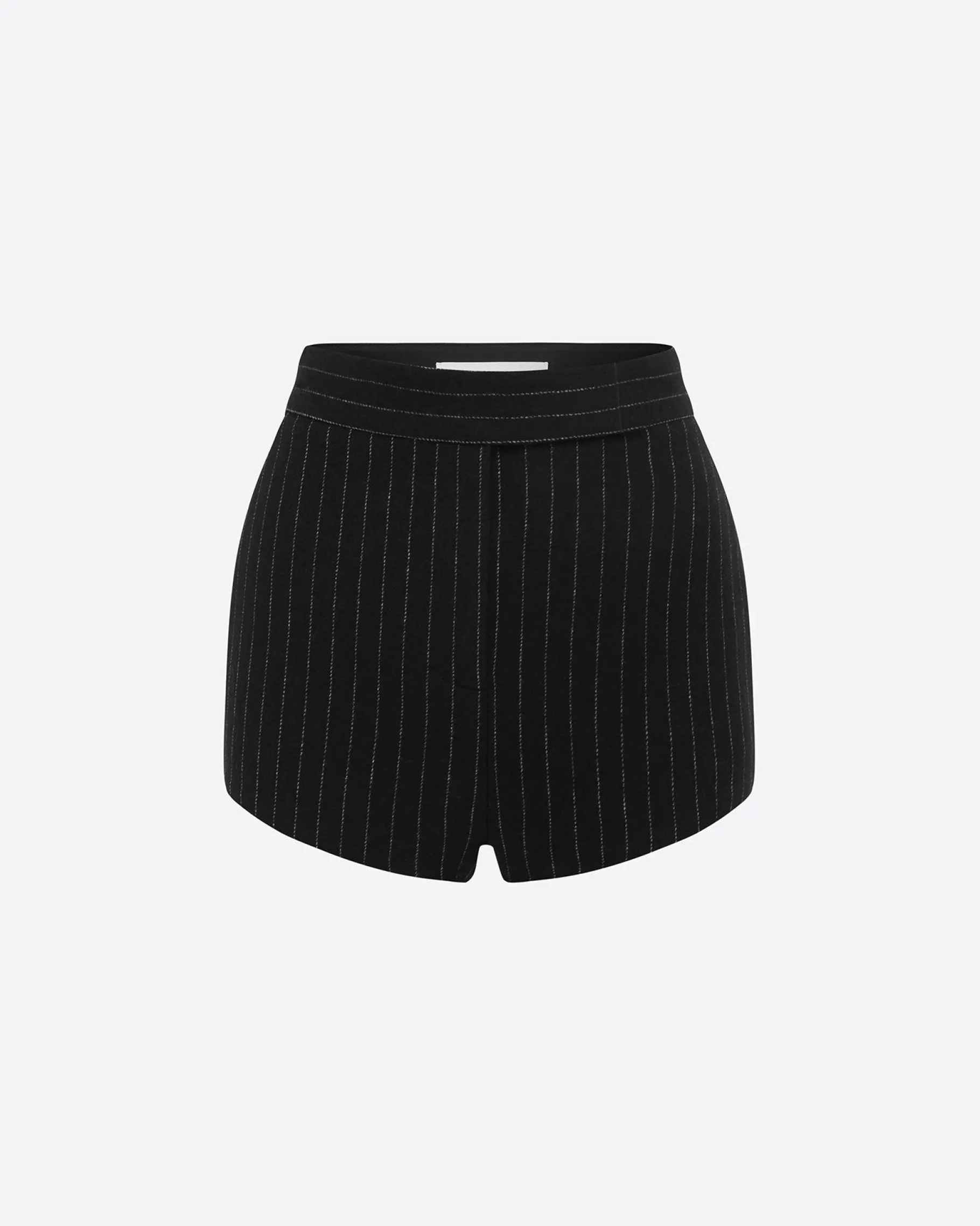 Alex Perry Hot Pant in Wool Pinstripe