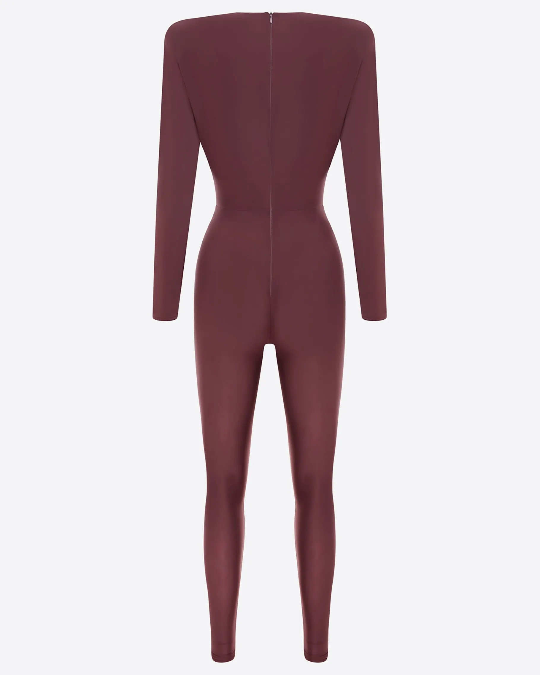 Alex Perry Long Sleeve Catsuit in Jersey