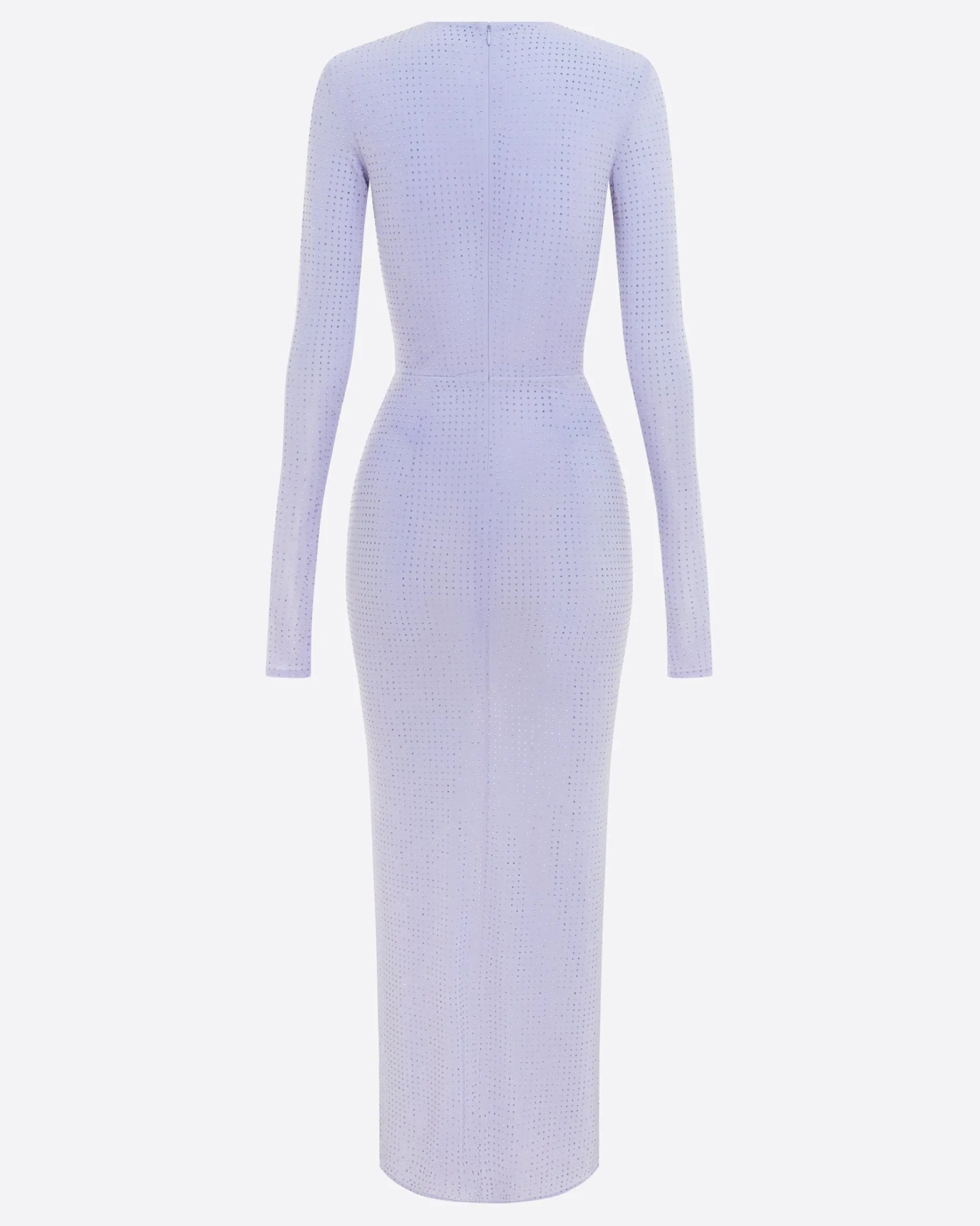 Alex Perry Long Sleeve Dress in Crystal Jersey