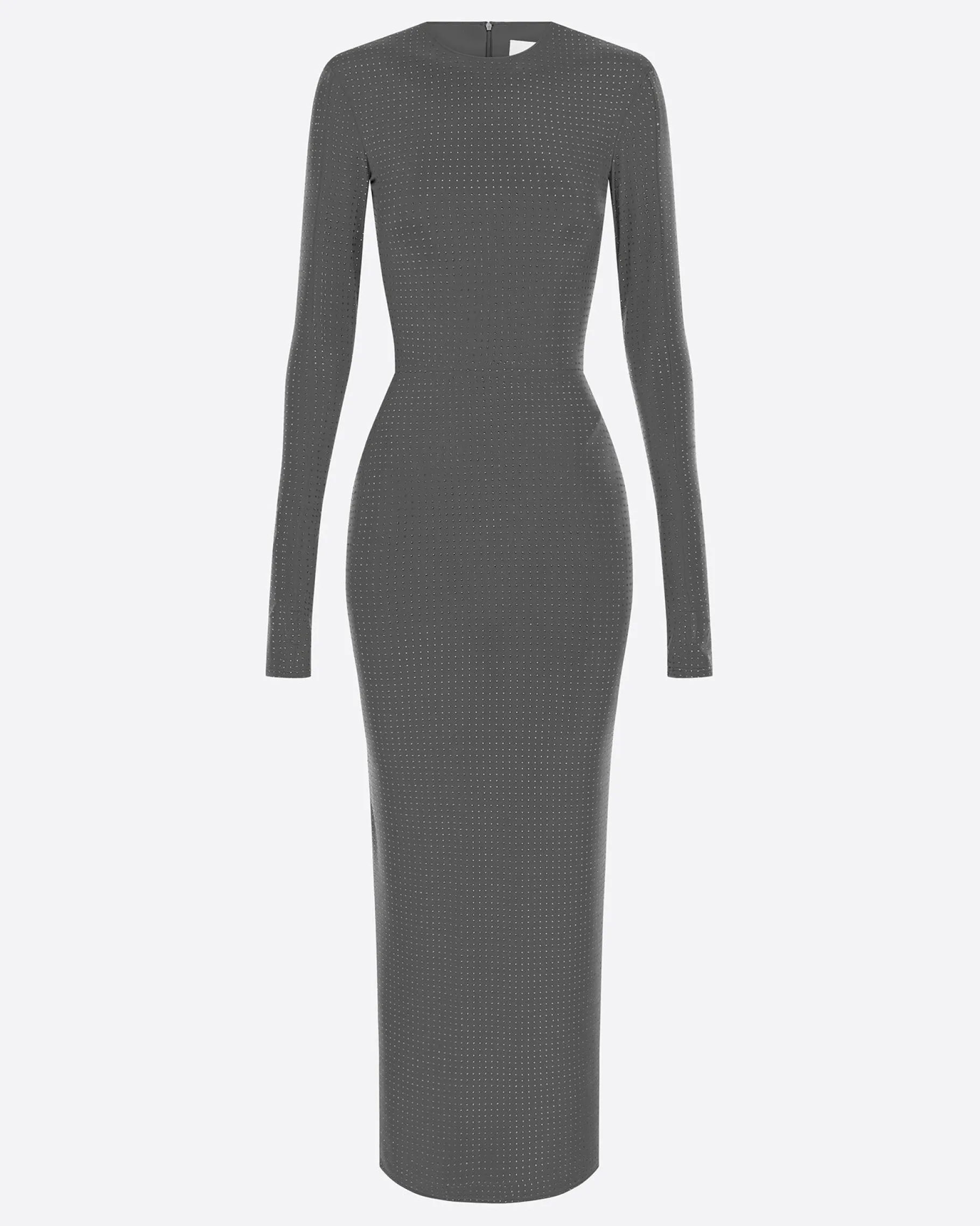 Alex Perry Long Sleeve Dress in Crystal Jersey