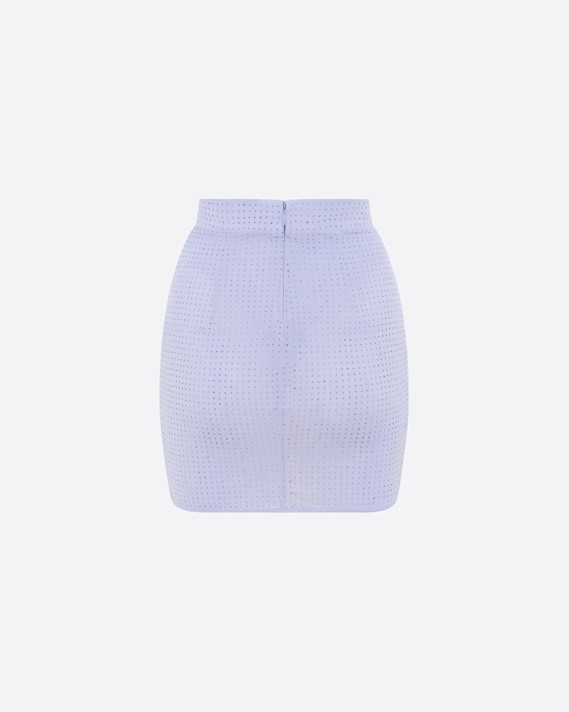 Alex Perry Mini Skirt in Crystal Jersey