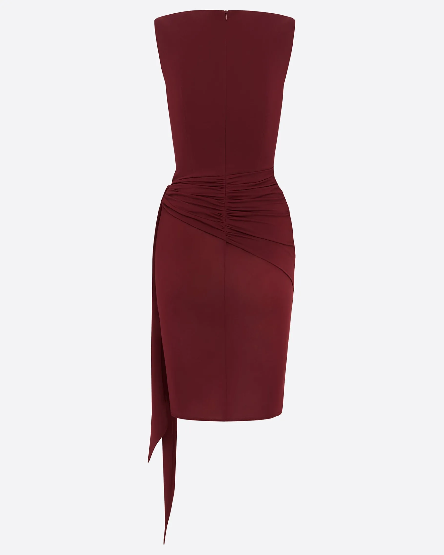 Alex Perry Overlay Twist Dress in Crepe Jersey