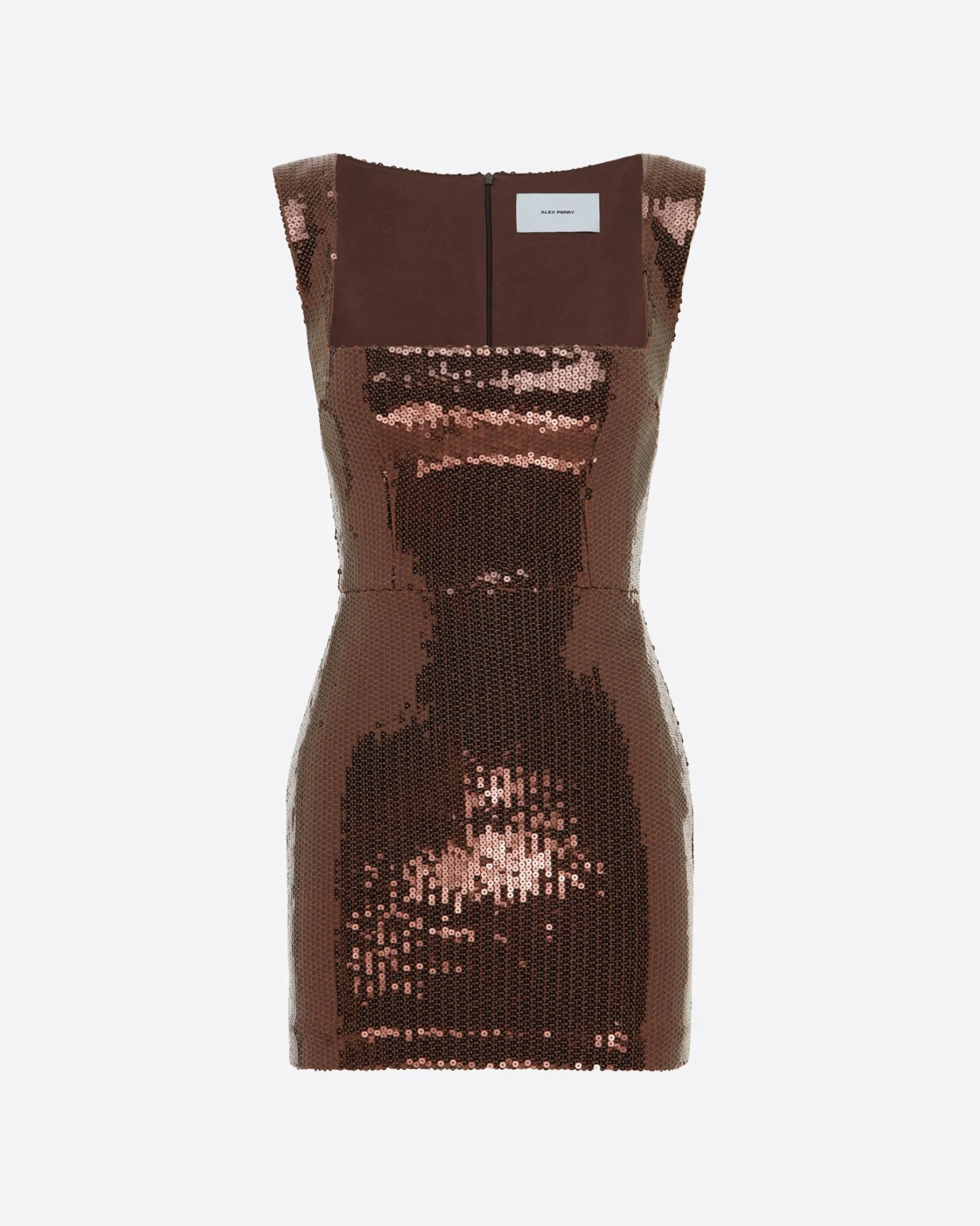 Alex Perry Portrait Mini Dress in Sequin