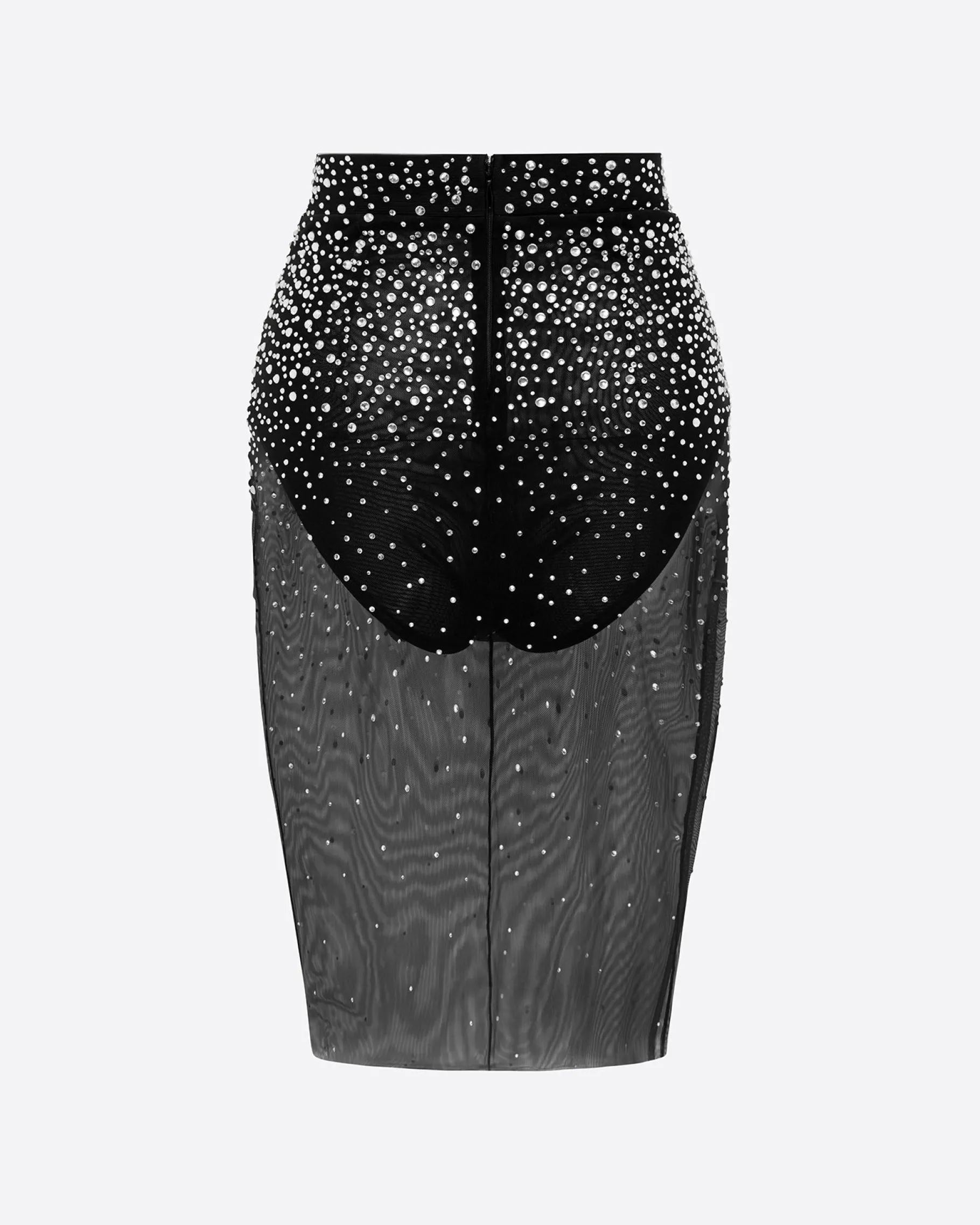 Alex Perry Skirt in Crystal Mesh
