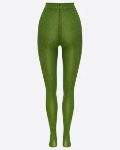 Alex Perry Stocking in Crystal Jersey