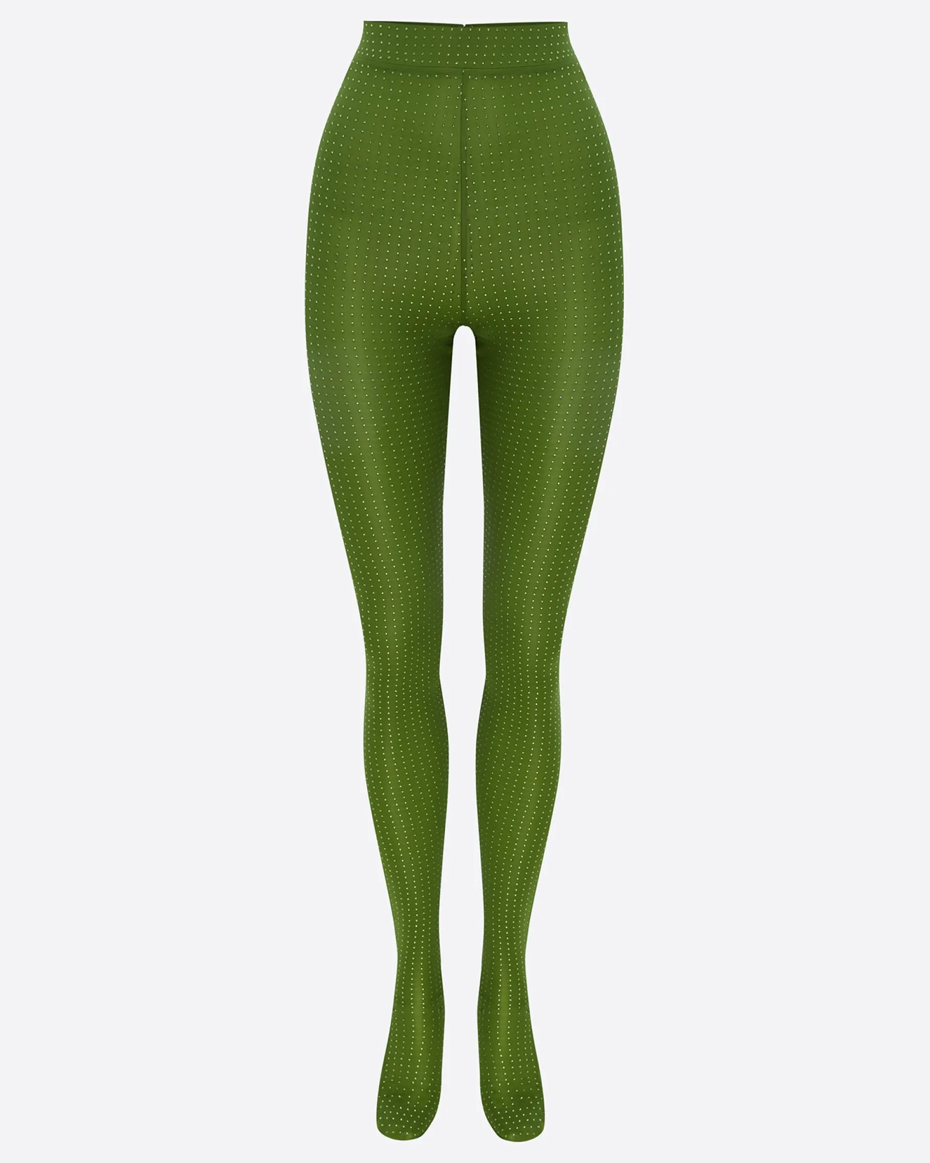 Alex Perry Stocking in Crystal Jersey