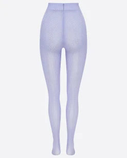 Alex Perry Stocking in Crystal Jersey