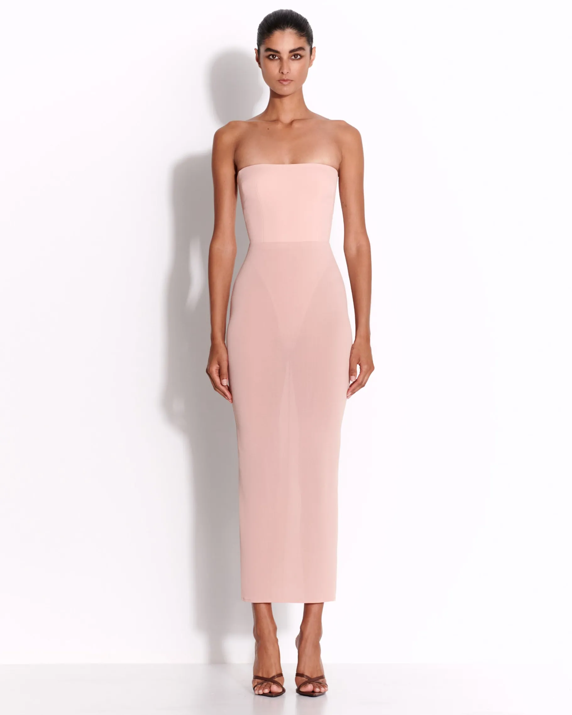 Alex Perry Strapless Dress in Crepe Jersey
