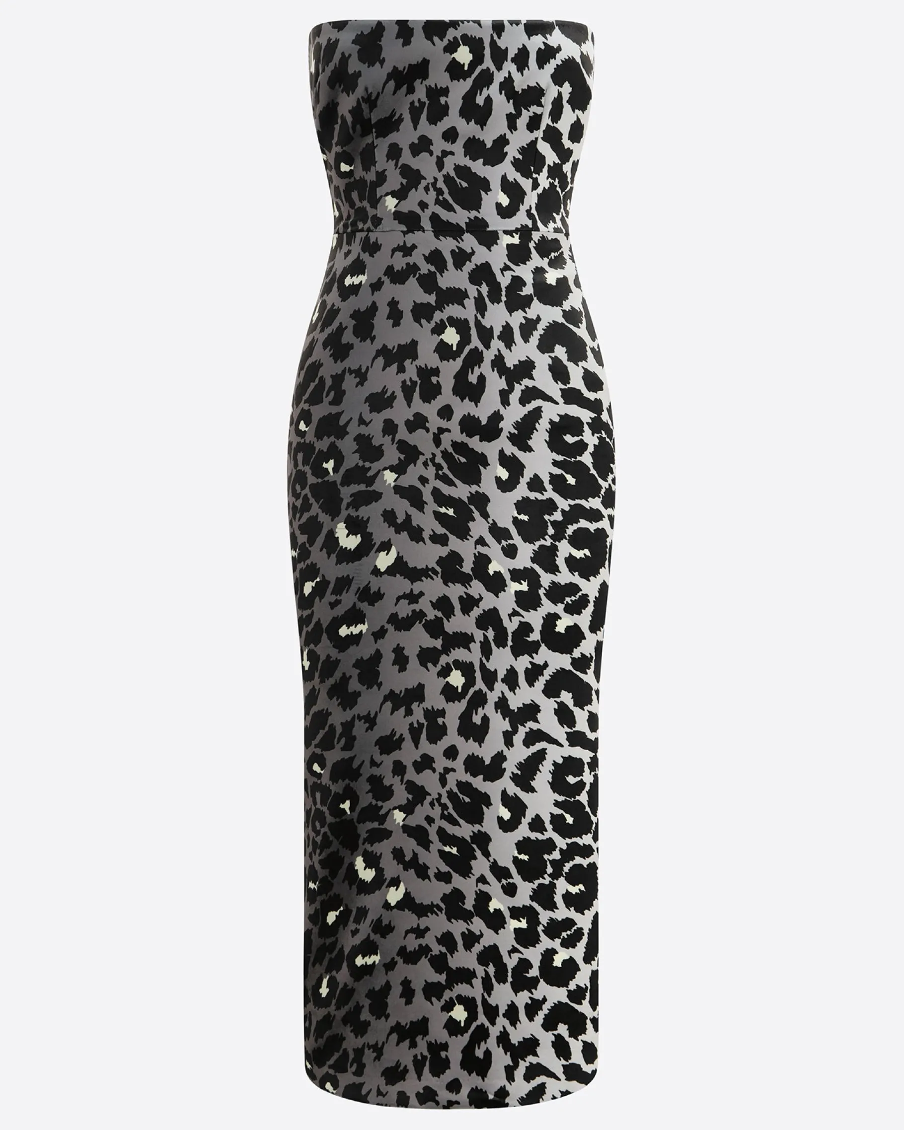 Alex Perry Strapless Dress in Printed Velvet