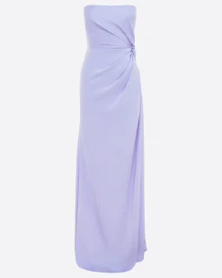 Alex Perry Strapless Twist Gown in Satin Crepe