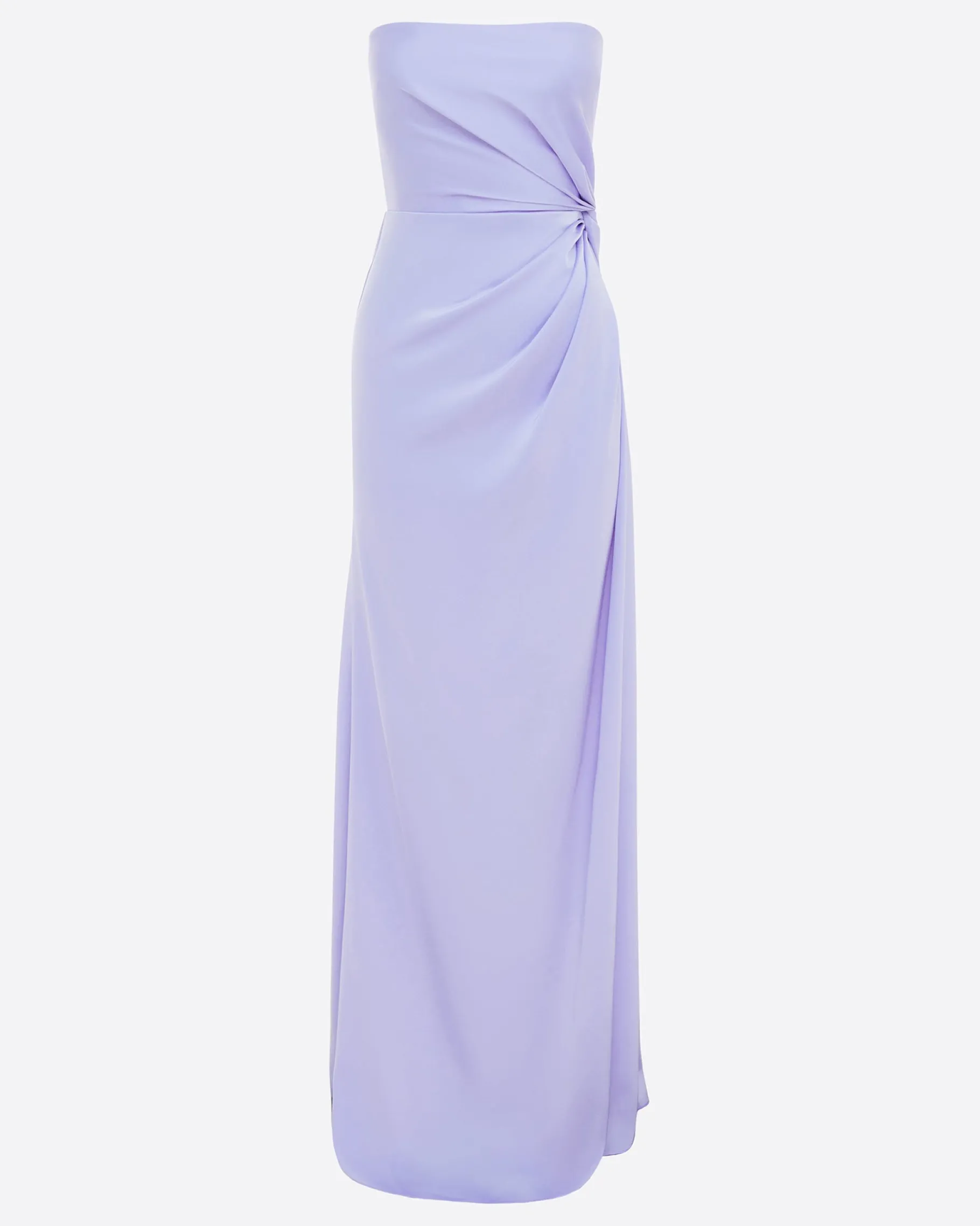 Alex Perry Strapless Twist Gown in Satin Crepe