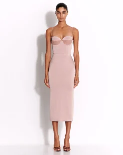 Alex Perry Sweetheart Dress in Satin Crepe