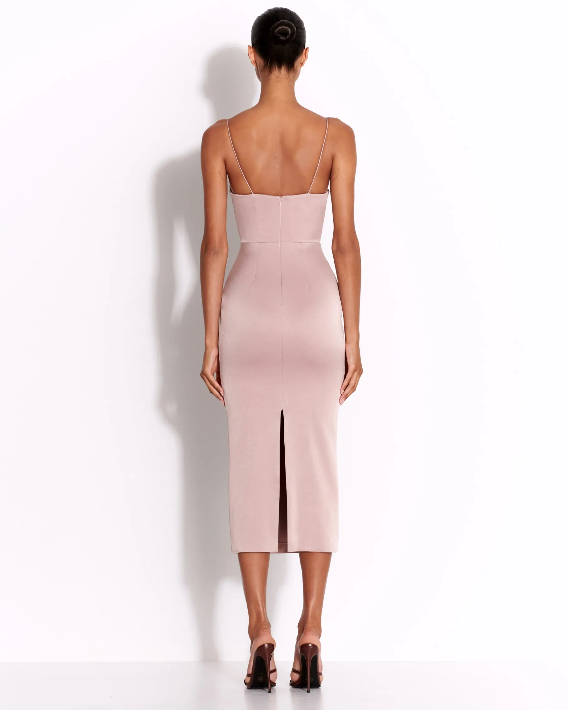 Alex Perry Sweetheart Dress in Satin Crepe