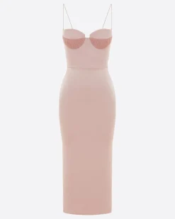 Alex Perry Sweetheart Dress in Satin Crepe