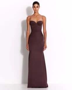 Alex Perry Sweetheart Gown in Satin Crepe