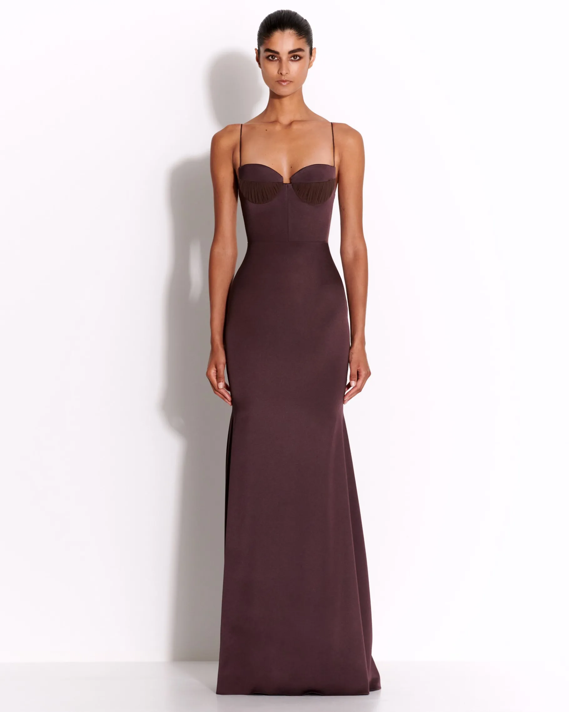 Alex Perry Sweetheart Gown in Satin Crepe