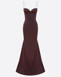 Alex Perry Sweetheart Gown in Satin Crepe