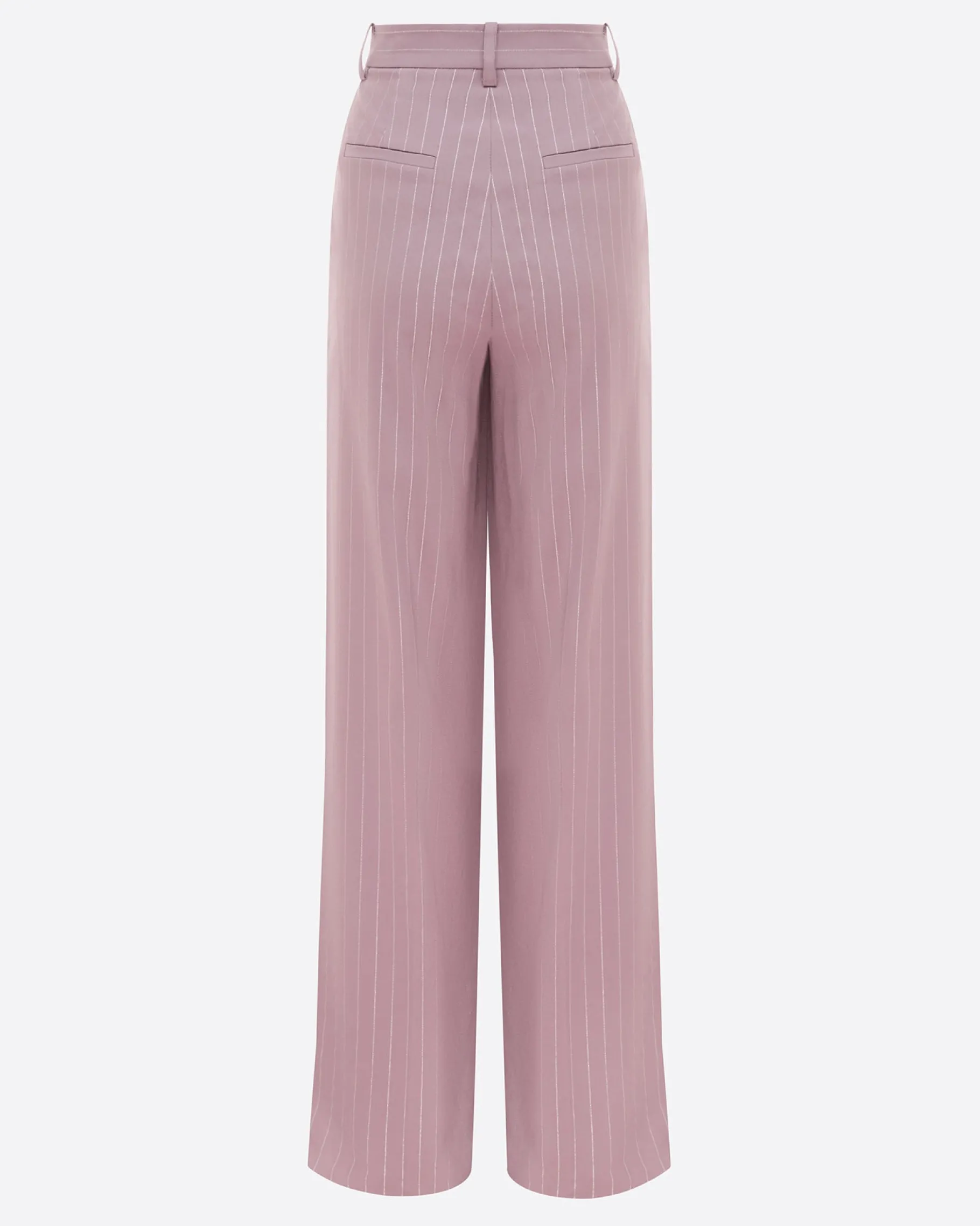 Alex Perry Tailored Trouser in Lurex Pinstripe