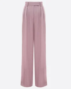Alex Perry Tailored Trouser in Lurex Pinstripe