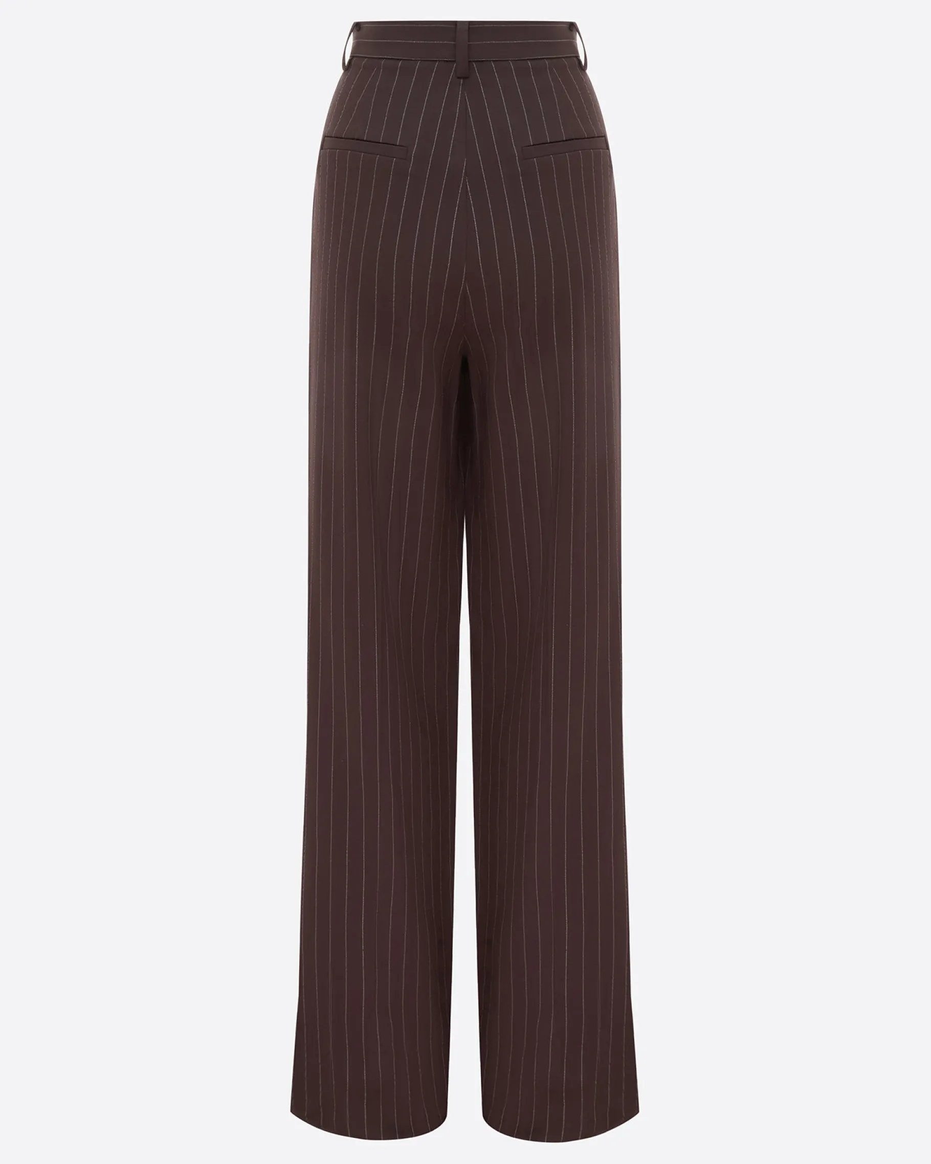 Alex Perry Tailored Trouser in Lurex Pinstripe