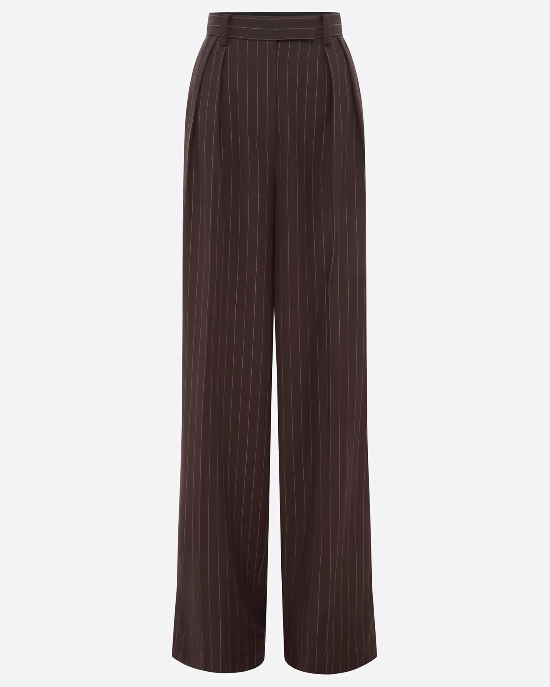 Alex Perry Tailored Trouser in Lurex Pinstripe