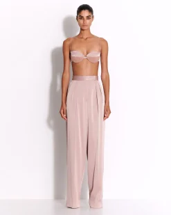 Alex Perry Tailored Trouser in Satin Crepe