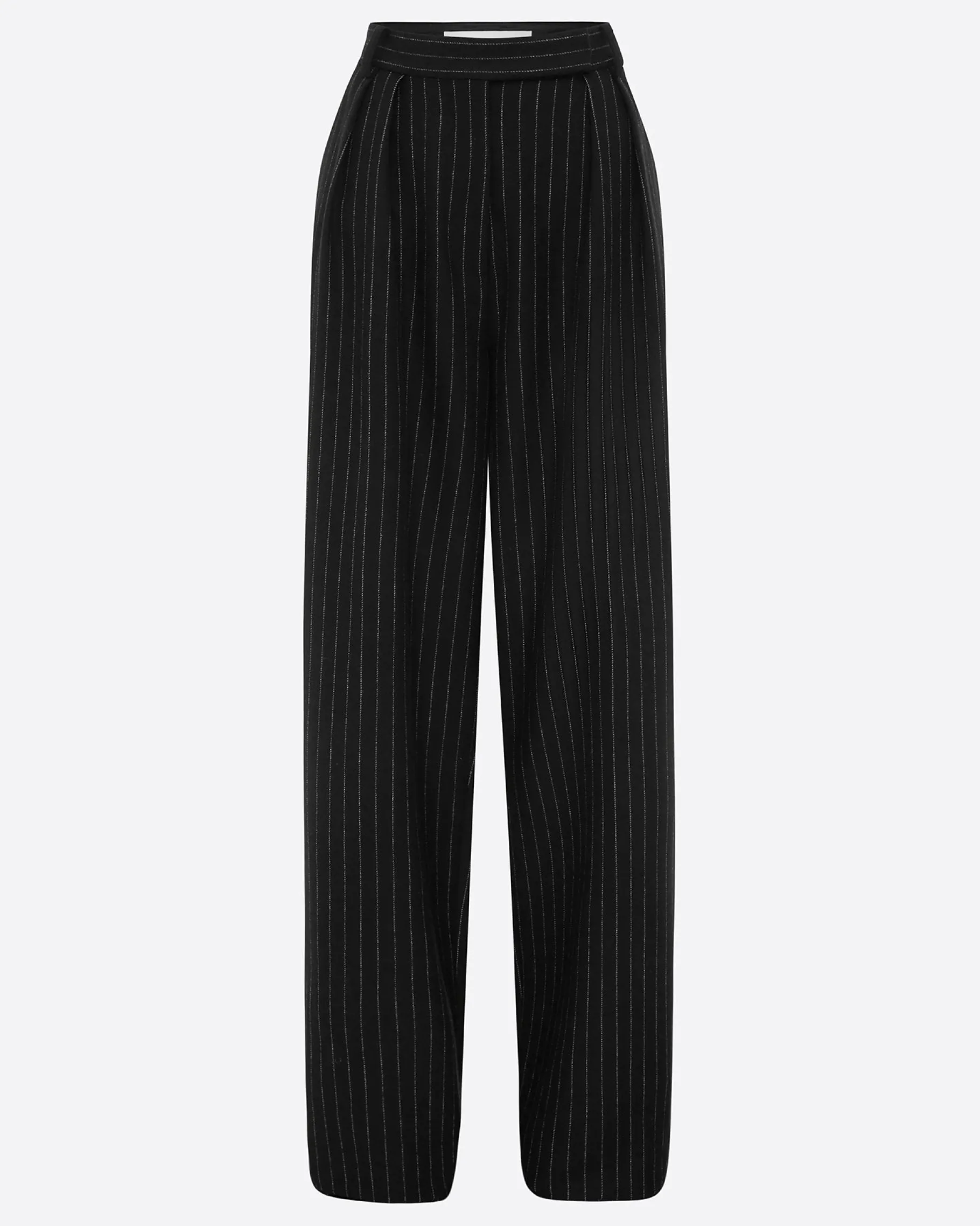 Alex Perry Tailored Trouser in Wool Pinstripe